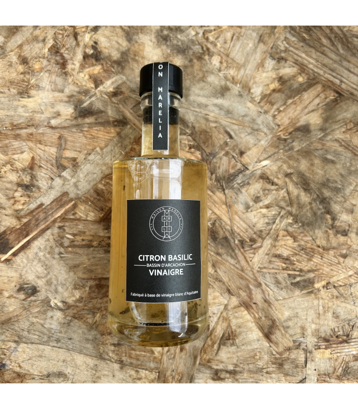 Vinaigre Citron Basilic Maison Marelia (25cL)