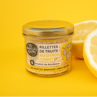 Rillettes de truite au citron, 90g (pièce) - Ferme urbaine aquaponique à Bordeaux