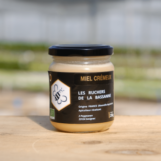 Miel crémeux 250g (pièce) - Ferme urbaine aquaponique à Bordeaux