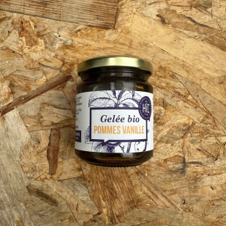 Gelée de pomme & vanille Madagascar (240g) - Ferme urbaine aquaponique à Bordeaux